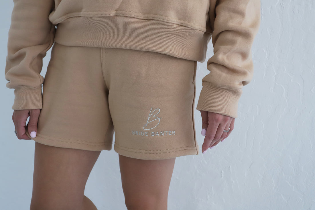Better Half Set | Quarterzip & Shorts Desert Tan