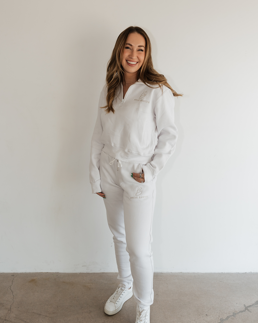 Journey to Forever Joggers | Pure White