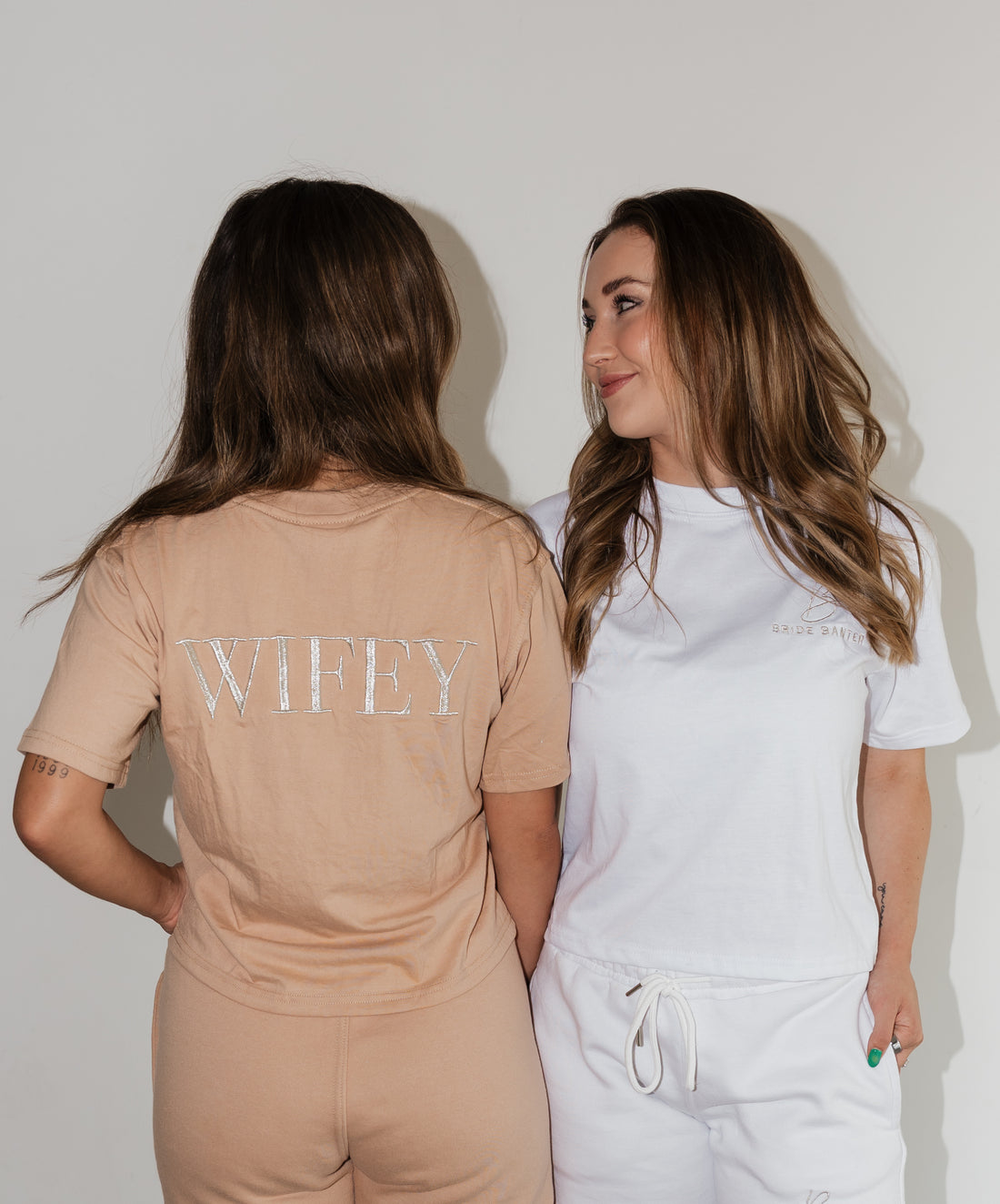 'Wifey on The Way' Tee | Desert Tan