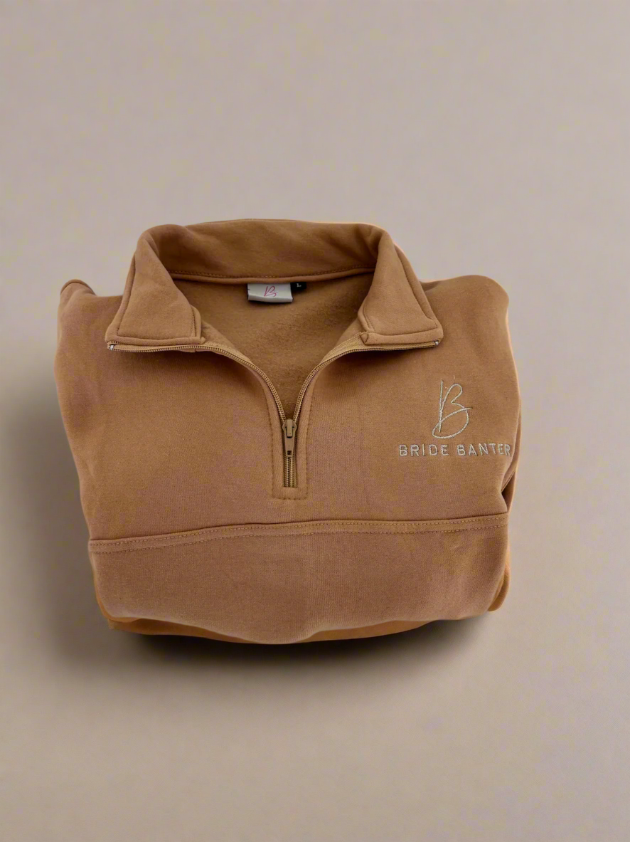 Better Half Set | Quarterzip & Shorts Desert Tan