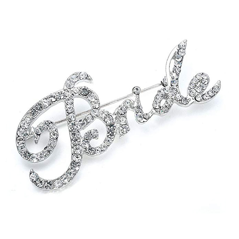 Blingy "Bride" Pin