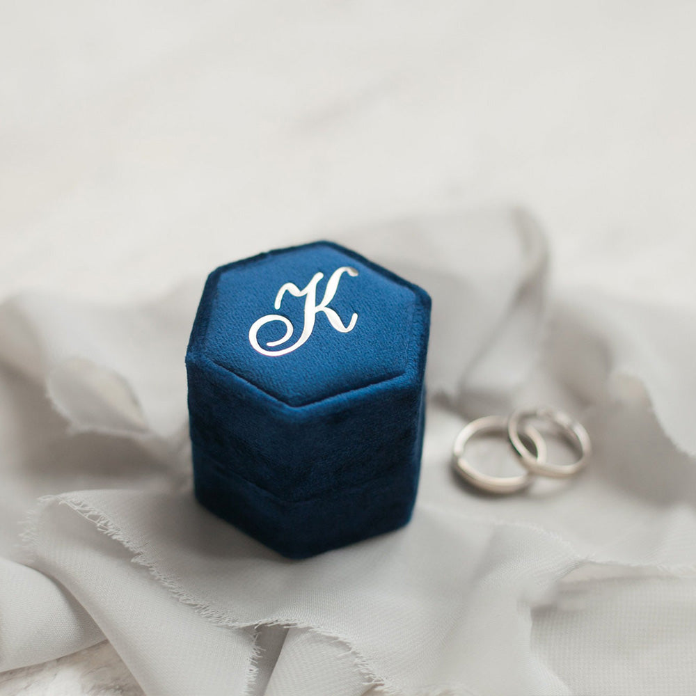 Custom Velvet Ring Box For Bride