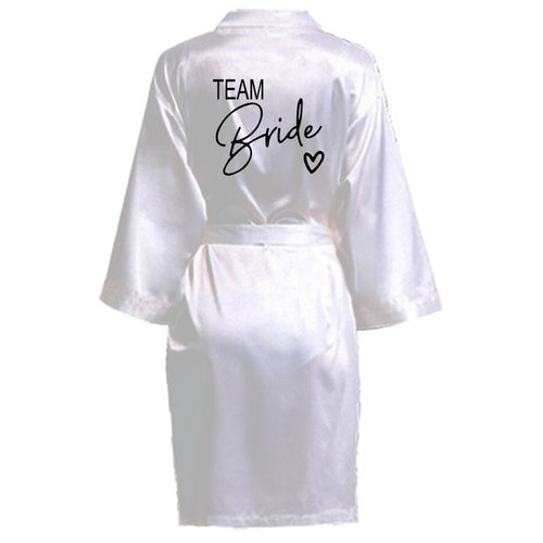 Wedding Party 'Team Bride' Robes