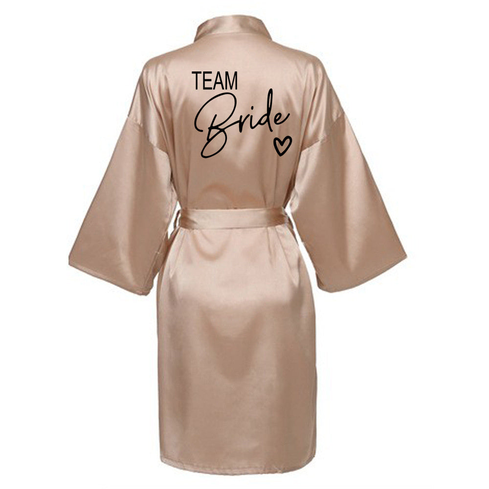 Wedding Party 'Team Bride' Robes