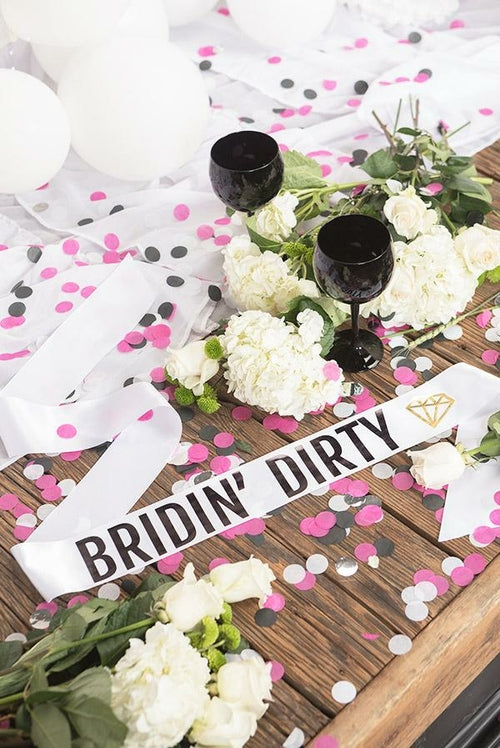 Bridin' Dirty Party Sash