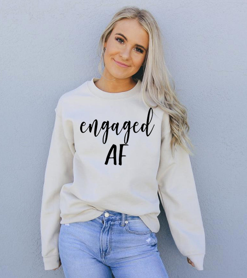 Engaged AF Crewneck