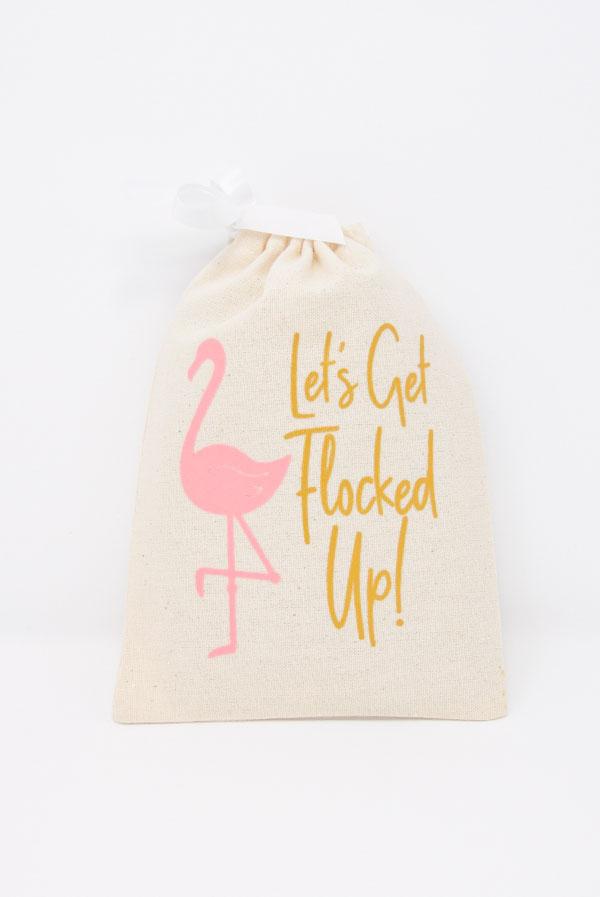 Let's Get Flocked Up! Flamingo Hangover Kit Bags